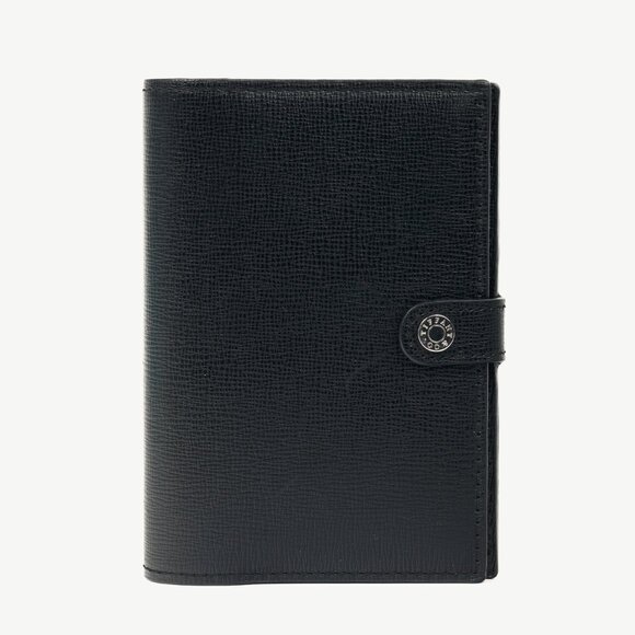 Tiffany & Co. Black Grained-Leather Snap-Closure Passport Cover - Picture 2 of 8